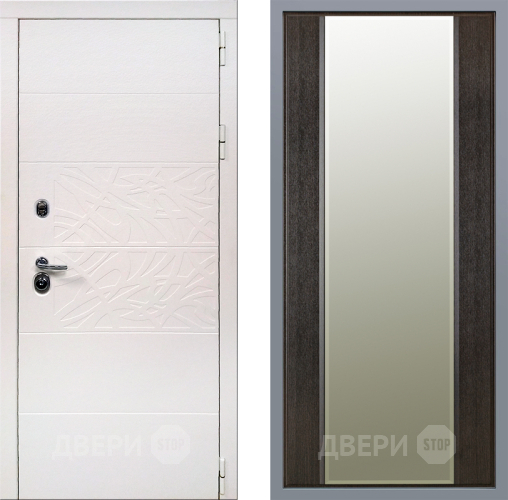 Дверь Заводские двери Дэко Вайт Зеркало Макси Венге в Видное
