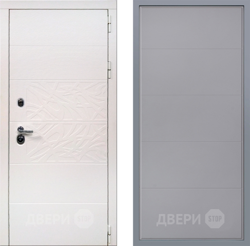 Дверь Заводские двери Дэко Вайт Тривия Грей софт в Видное