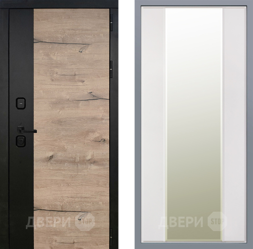 Дверь Заводские двери Ларте Зеркало Макси Белый матовый в Видное