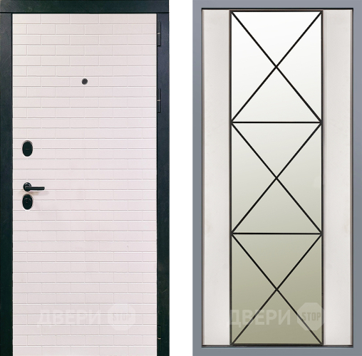 Дверь Заводские двери Сохо Зеркало Перфекто Структурное дерево в Видное