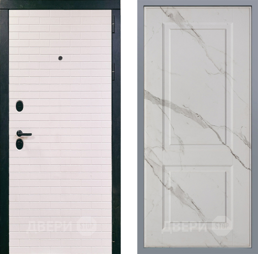 Дверь Заводские двери Сохо Доррен Мрамор белый в Видное