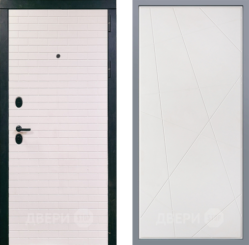 Дверь Заводские двери Сохо Флитта Белый софт в Видное