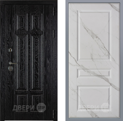 Дверь Заводские двери Мюнхен Стокгольм Мрамор белый в Видное