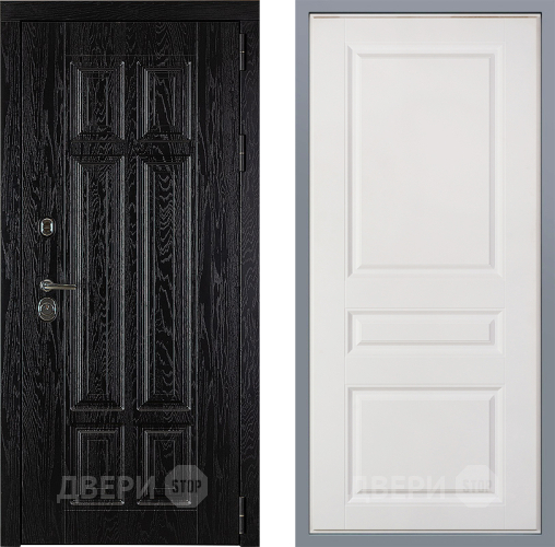 Дверь Заводские двери Мюнхен Стокгольм Белый софт в Видное