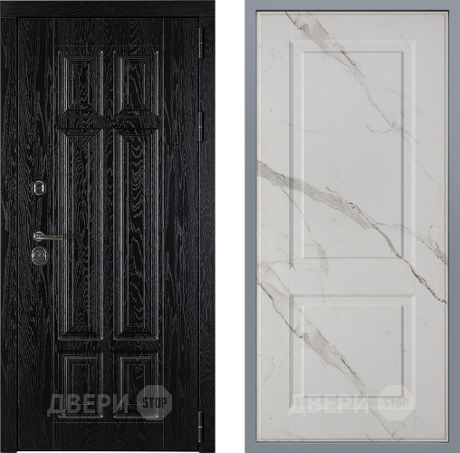 Дверь Заводские двери Мюнхен Доррен Мрамор белый в Видное