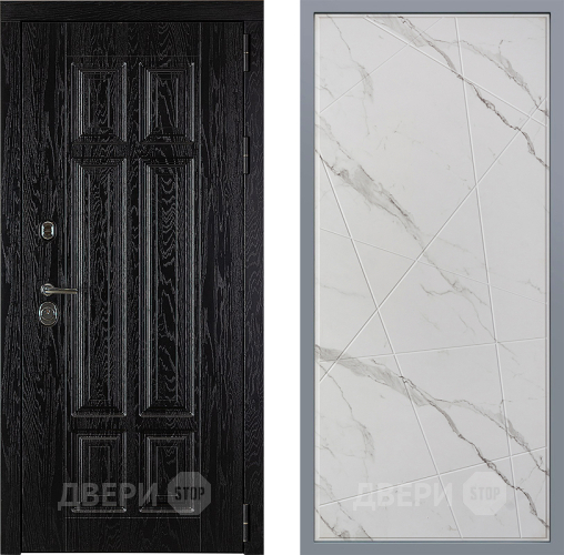 Дверь Заводские двери Мюнхен Флитта Мрамор белый в Видное