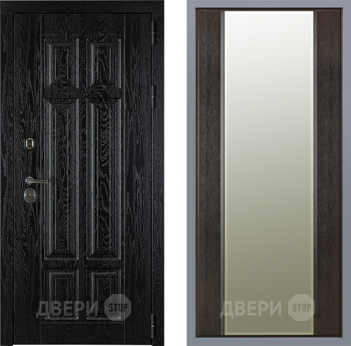 Дверь Заводские двери Мюнхен Зеркало Макси Венге в Видное