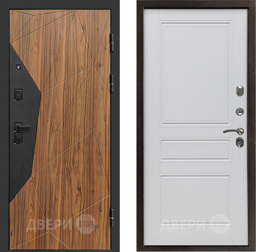 Входная металлическая Дверь Престиж Avangard Классика Белый матовый в Видное