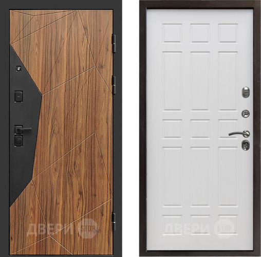 Входная металлическая Дверь Престиж Avangard Спарта Лиственница белая в Видное