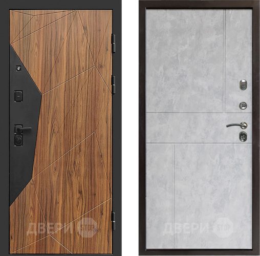 Входная металлическая Дверь Престиж Avangard Горизонт Бетон светлый в Видное