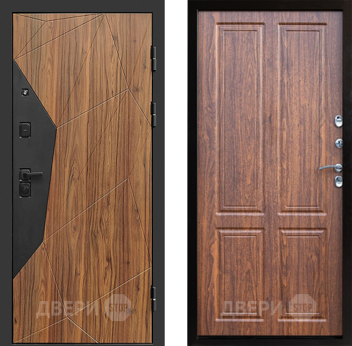 Входная металлическая Дверь Престиж Avangard Премиум Орех светлый в Видное