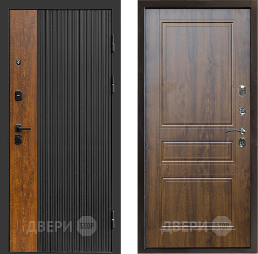 Входная металлическая Дверь Престиж Prestizh Классика Дуб в Видное