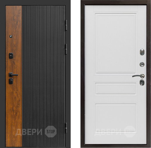 Входная металлическая Дверь Престиж Prestizh Классика Лиственница белая в Видное