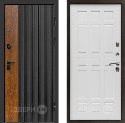 Входная металлическая Дверь Престиж Prestizh Спарта Белое дерево в Видное