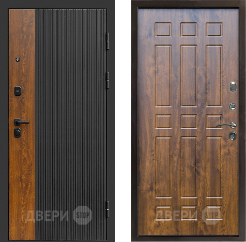 Входная металлическая Дверь Престиж Prestizh Спарта Дуб в Видное