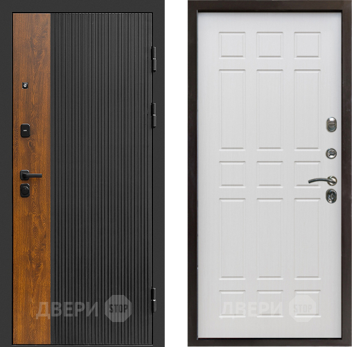 Входная металлическая Дверь Престиж Prestizh Спарта Лиственница белая в Видное