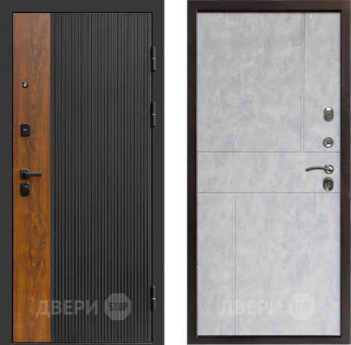 Входная металлическая Дверь Престиж Prestizh Горизонт Бетон светлый в Видное