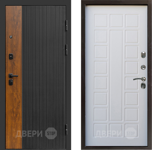 Входная металлическая Дверь Престиж Prestizh Престиж Белое дерево в Видное