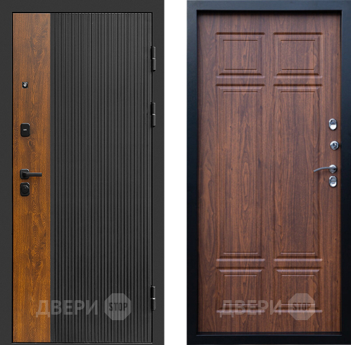 Входная металлическая Дверь Престиж Prestizh Премиум Орех темный в Видное
