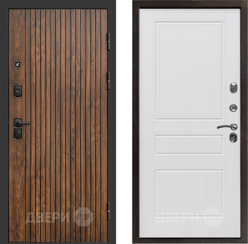 Входная металлическая Дверь Престиж Tvist Классика Белое дерево в Видное