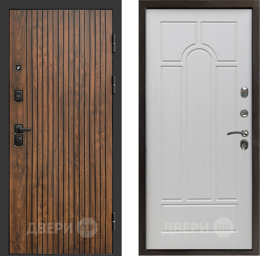 Входная металлическая Дверь Престиж Tvist Арка Лиственница белая в Видное