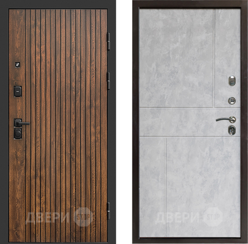 Входная металлическая Дверь Престиж Tvist Горизонт Бетон светлый в Видное