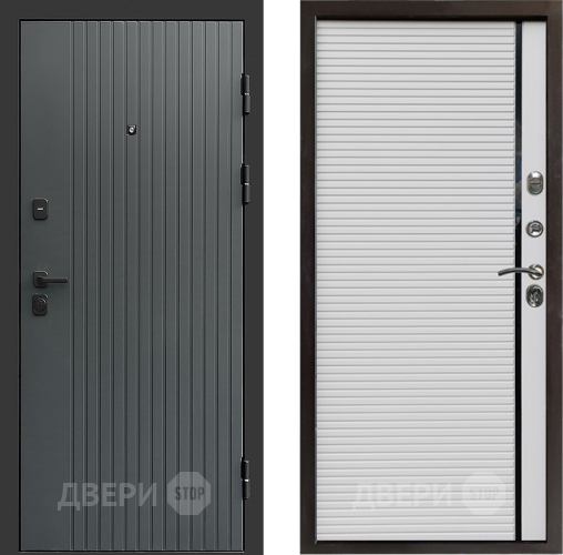 Входная металлическая Дверь Престиж Tvist Grey Porte Белый в Видное