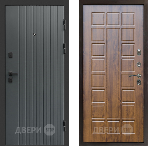 Входная металлическая Дверь Престиж Tvist Grey Престиж Дуб в Видное