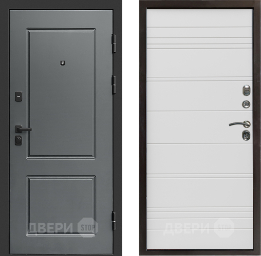 Входная металлическая Дверь Престиж Verona Line Белый в Видное