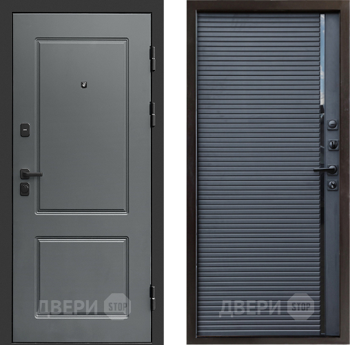 Входная металлическая Дверь Престиж Verona Porte Черный кварц в Видное