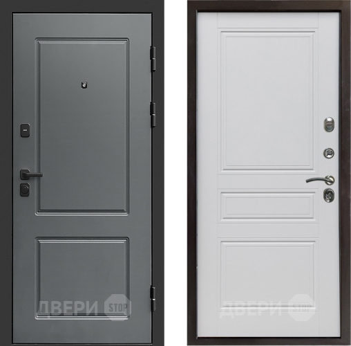 Входная металлическая Дверь Престиж Verona Классика Белый матовый в Видное