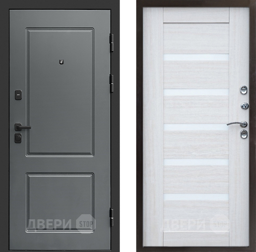 Входная металлическая Дверь Престиж Verona Царга Лиственница белая в Видное