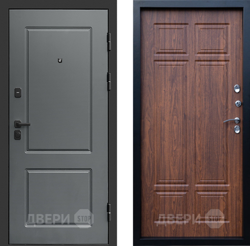 Входная металлическая Дверь Престиж Verona Премиум Орех темный в Видное