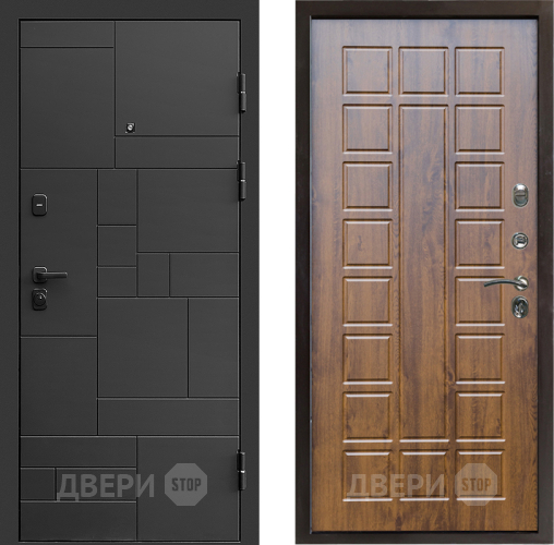 Входная металлическая Дверь Престиж Kvadro Престиж Дуб в Видное