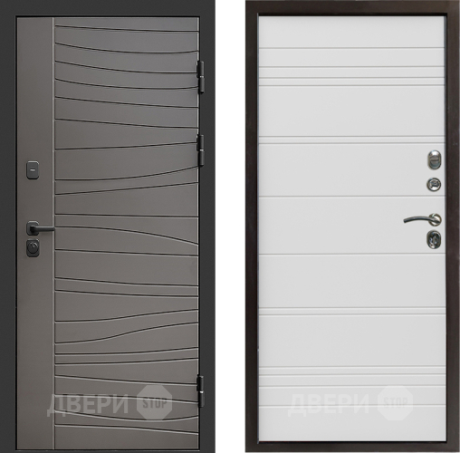 Входная металлическая Дверь Престиж Siciliya Line Белый в Видное