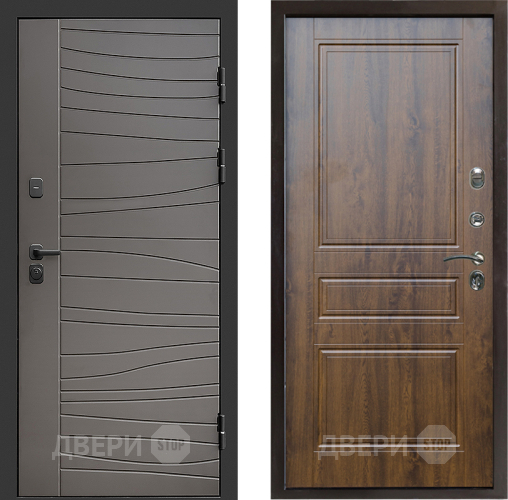 Входная металлическая Дверь Престиж Siciliya Классика Дуб в Видное