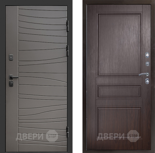 Входная металлическая Дверь Престиж Siciliya Классика Венге в Видное