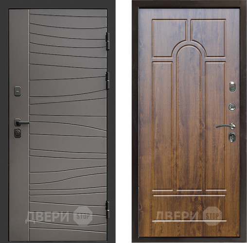 Входная металлическая Дверь Престиж Siciliya Арка Дуб в Видное