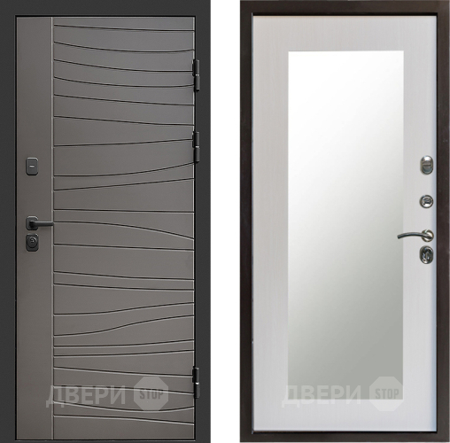 Дверь Престиж Siciliya Зеркло Пастораль Лиственница белая в Видное