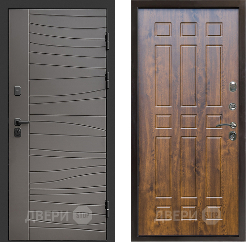 Входная металлическая Дверь Престиж Siciliya Спарта Дуб в Видное