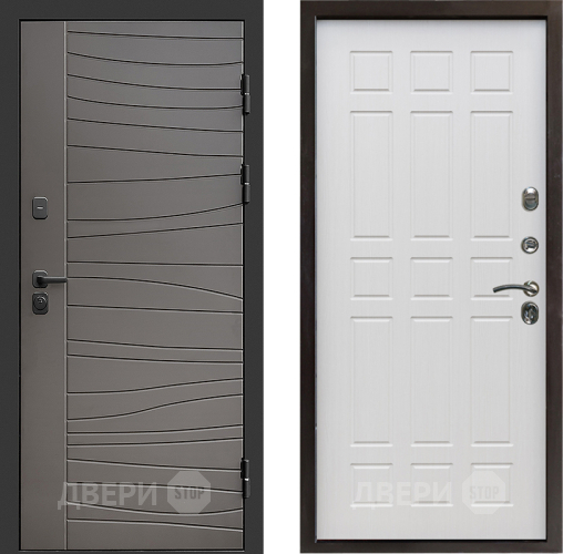 Входная металлическая Дверь Престиж Siciliya Спарта Лиственница белая в Видное