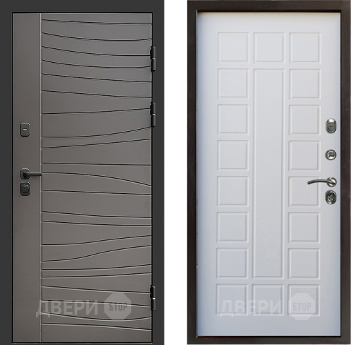 Входная металлическая Дверь Престиж Siciliya Престиж Белое дерево в Видное