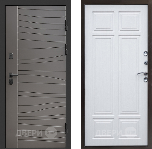 Входная металлическая Дверь Престиж Siciliya Премиум Лиственница белая в Видное