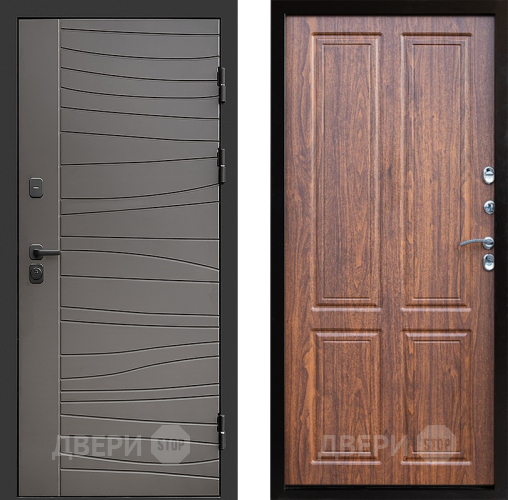 Входная металлическая Дверь Престиж Siciliya Премиум Орех светлый в Видное