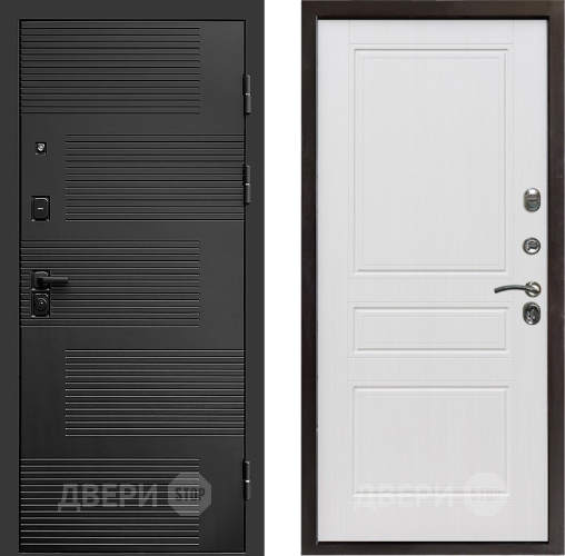 Входная металлическая Дверь Престиж Favorit Классика Белое дерево в Видное