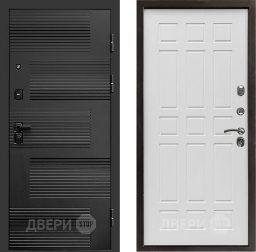 Входная металлическая Дверь Престиж Favorit Спарта Белое дерево в Видное