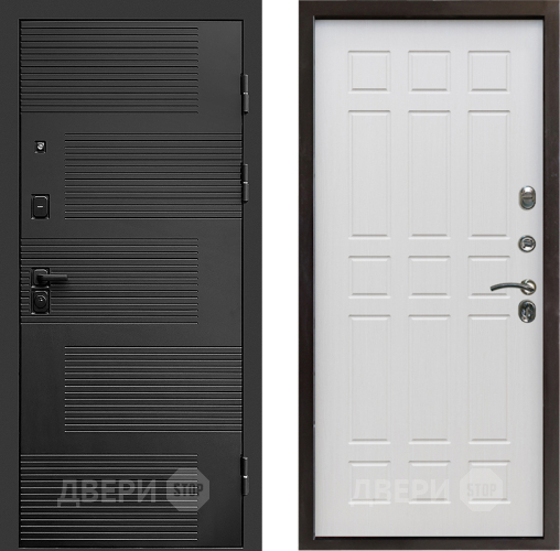 Входная металлическая Дверь Престиж Favorit Спарта Лиственница белая в Видное