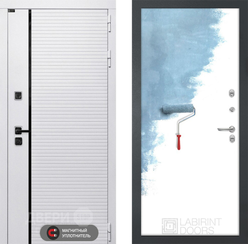 Входная металлическая Дверь Лабиринт (LABIRINT) Royal 28 Под покраску в Видное