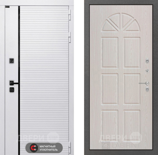 Входная металлическая Дверь Лабиринт (LABIRINT) Royal 15 VINORIT Алмон 25 в Видное