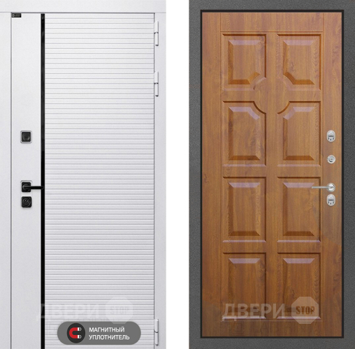 Входная металлическая Дверь Лабиринт (LABIRINT) Royal 17 Дуб золото в Видное